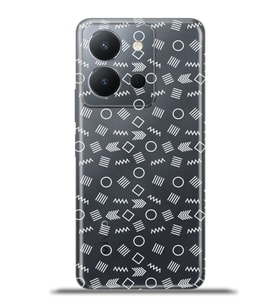 Vivo Y36 Kapak HD Renkli Dizayn Silikon Kılıf - Geometrik