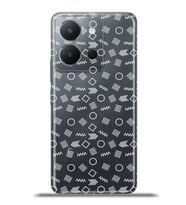 Vivo Y36 Kapak HD Renkli Dizayn Silikon Kılıf - Geometrik
