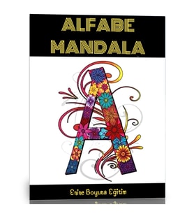 Alfabe Mandala Boyama Kitabı (Herkes İçin)