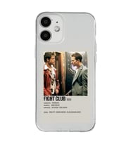 Iphone 12 Uyumlu Fight Club Minimalist Poster Desenli Şeffaf Telefon Kılıfı