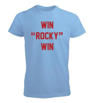 Win Rocky Win, Rocky Erkek Tişört (Buz Mavisi)