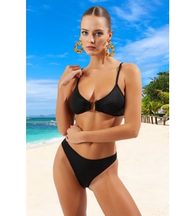Tasarım Bikini Takımı UV Korumalı Ergonomik Kesim Hızlı Kuruyan Esnek Kumaş Premium Kalite