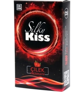 Silky Kiss Çilek Aromalı Prezervatif