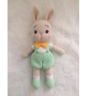 Bay Tavşan Monami Amigurumi Organik Oyuncak