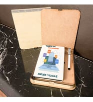 Yazılım Mühendisi Ahşap Kutulu Defter Kalem Set