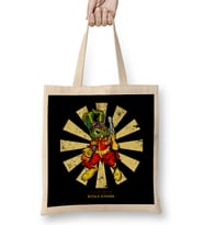 Bucky O'Hare Retro Japanese Bez Çanta Uzun Saplı