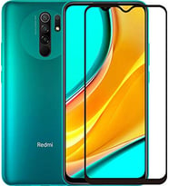 Xiaomi Redmi 9 Ekran Koruyucu 9d Tam Kaplayan Kırılmaz Cam Kavisli