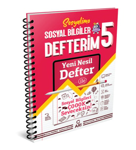 Arı Yayınları 5. Sınıf Sosyal Bilgiler Sosyalimo Defterim 