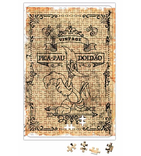 Vintage Pica Pau Puzzle 240 Parça Yapboz