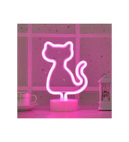 Kedi Neon Lamba Usb Ve Pilli Cat Led Işık