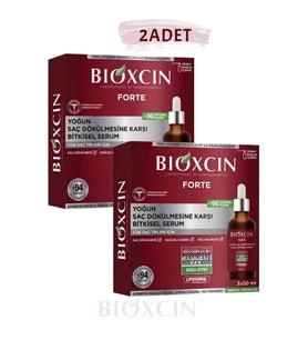 Bioxcin Fortte Serum 3x50 ml Yoğun Saç Dökülmesine Karşı Serum '2 ADET' & (1 ADET Yüz Temizleme Jel)