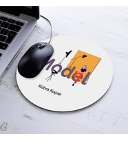 İsimli Modellere Özel Yuvarlak Mousepad