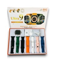 Mey İthalat® WATCH9 7 KORDONLU AKILLI SAAT