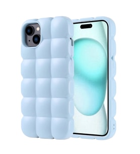 Apple iPhone 15 Plus Kılıf Parlak Esnek Silikon Zore Dom Dom Kapak
