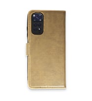 Xiaomi Redmi Note 11 Pro Kılıf Trend S Plus Kapaklı Kılıf - Gold