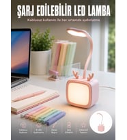 Esnek Gövdeli LED Masa Lambası Taşınabilir Gece Aydınlatması