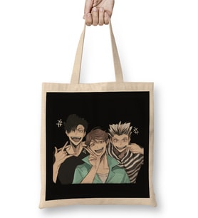 Haikyuu Bez Çanta Uzun Saplı