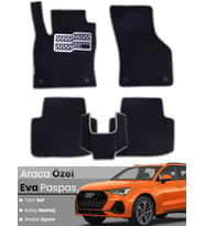 AUDİ Q3 (2018-2025) Uyumlu EVA Paspas Tam Set–Araca Özel,Su Geçirmez,Hızlı ve Kolay Montaj