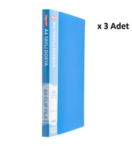 Bigpoint Yaylı Dosya A4 Mat Mavi x 3 Adet