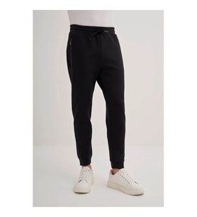 Cazador Slim Fit Rahat Kumaş Siyah Erkek Eşofman Altı 80010