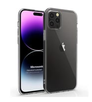 Microsonic Apple iPhone 14 Pro Max Kılıf Transparent Soft Beyaz (Renksiz)