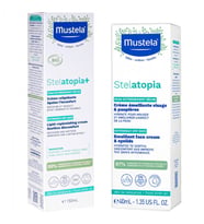 Mustela Stelatopia Lipit Yenileyici Krem 150 ml + Stelatopia Emollient Face Cream Yüz Kremi 40 ml