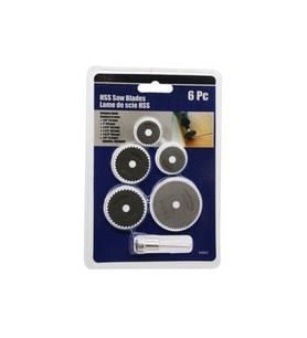 6 PARÇA MİNİ YUVARLAK TESTERE BIÇAKLARI 22-44MM