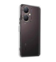 Vivo Y27 Kılıf Razer Lensli Silikon - Gümüş