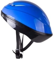 Çocuk Kaskı Paten Bisiklet Kaykay Kask Scooter Kaskı 3-12 Yaş Mavi