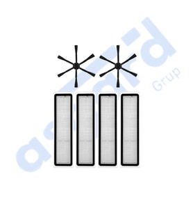 Dreame D10S, D10S PRO, D9 MAX GEN2 Uyumlu 2 Yan Fırça 4 Filtre PKT-iasgf0000259