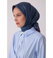 Monogram Desen %100 Twill İpek Eşarp BE18