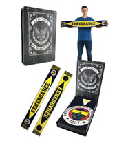 Fenerbahçe Unisex 6 Renkli Logolu Dokuma Lazer Hediyelik Kutu (Sarı-Lacivert)