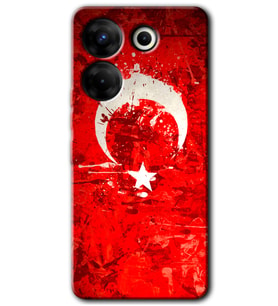 Tecno Camon 20 Pro 4G Kılıf HD Desen Baskılı Kılıf - Albayrak 2