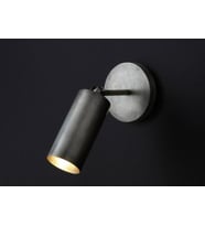 mylights  retro  vintage led spot sıva üsüt aplik  hareketli mafsalı  led ampul  gün ışığı dahildir (Siyah)