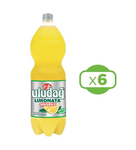 Uludağ Limonata Şekersiz 2 lt x 6 Adet