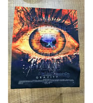 24X20 CM KABARTMA GÖZ GÖRSELLİ APLİKE ARMA YAMA KOT YAMA TİŞÖRT YAMA