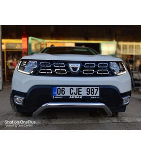 DACIA DUSTER KROM ÖN TAMPON KORUMA 2018 ÖNCESİ
