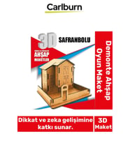 3 Boyut Eğitici Öğretici Zeka Geliştirici Boyanabilir Ebeveyn Çocuk Puzzle Demonte Ahşap Oyun Maket