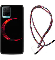Vivo Y11S Y21S Y20 Y20S Y70 Kılıf Boyun Asklı Rasta Silikon Red Moons 1747