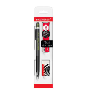 Scrikss Track 3'lü Set Mekanik Kurşun Kalem 0.5 mm Yeşil
