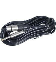 Tunex Canon Uyumlu Dişi 6,3 mm Erkek 5 Metre Hazır Kablo TNX-2002 (Siyah)