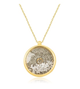 Gold Esmaul Husna 925 Ayar Gümüş Kolye