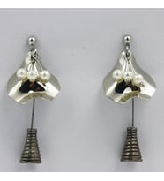 Küpe Kadın Gold Vip Vintage Tasarım Küpe (Bakır- Altın)