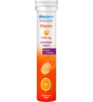 Miraderm C Vitamini 3 Lü Etki 1000 Mg 20 Efervesan