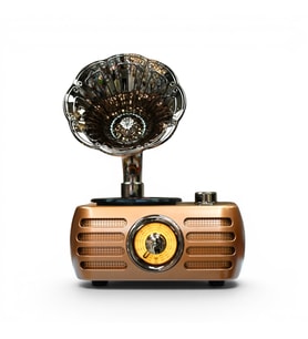 Gramafon Şık Tasarım Nostalji Radyo,Bluetooth Trend Nostaljik Radyo