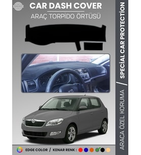 SKODA FABİA (2007-2014) Torpido Örtüsü Ön Göğüs Halı Torpido Koruma Birebir Uyum Kaymaz UV Koruma