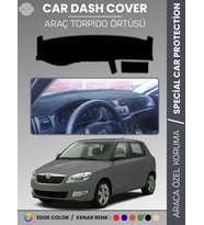 SKODA FABİA (2007-2014) Torpido Örtüsü Ön Göğüs Halı Torpido Koruma Birebir Uyum Kaymaz UV Koruma