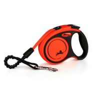 Flexi Extreme Otomatik Turuncu Şerit Köpek Gezdirme Tasması Small 5 Metre