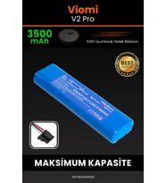 Viomi V2 Pro 3500mAh Robot Süpürge Bataryası - Sertifikalı Güvenlik, Gerçek Kapasite
