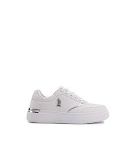 U.S. Polo Assn. ALKAZ 4PR Siyah Kadın Sneaker BEYAZ